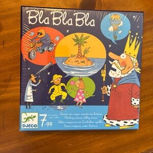 DJECO Bla Bla Bla Child Board Game Imagination Party Matchup Story Telling Game